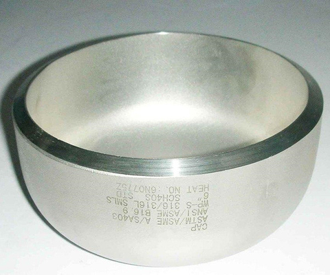 Butt Welding Round Pipe End Caps Ansi B16.9 Alloy Steel Material