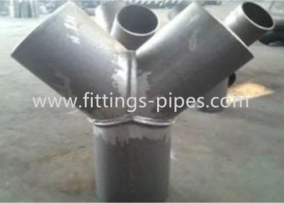 A234gr Wp5-S أدوات الأنابيب Tee سبيكة الفولاذ الخالي من اللحام 4 طريق المفاصل 22 